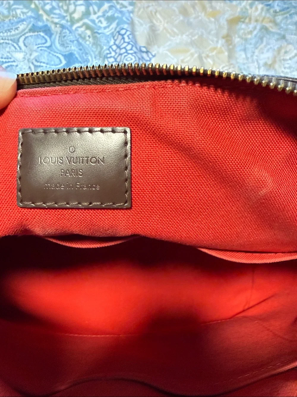 Louis Vuitton Brown Damier Ebene Shoulder Tote